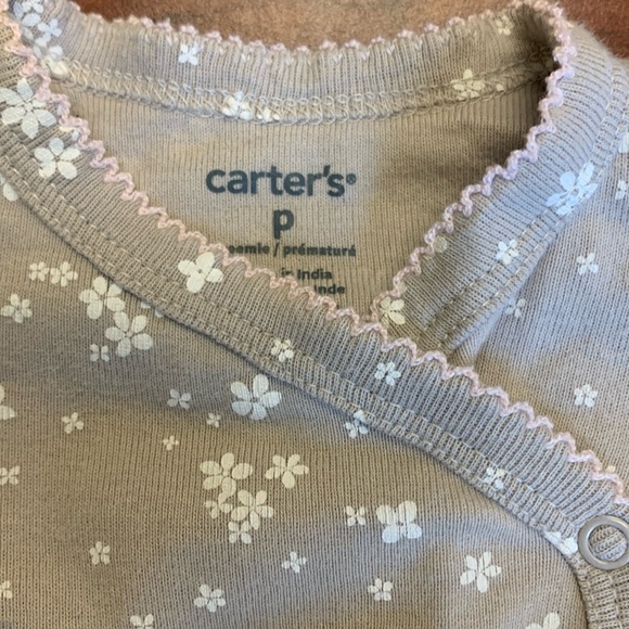 Just one you made by Carter’s long sleeve t-shirt onesie bundle (2) - Picture 4 of 8